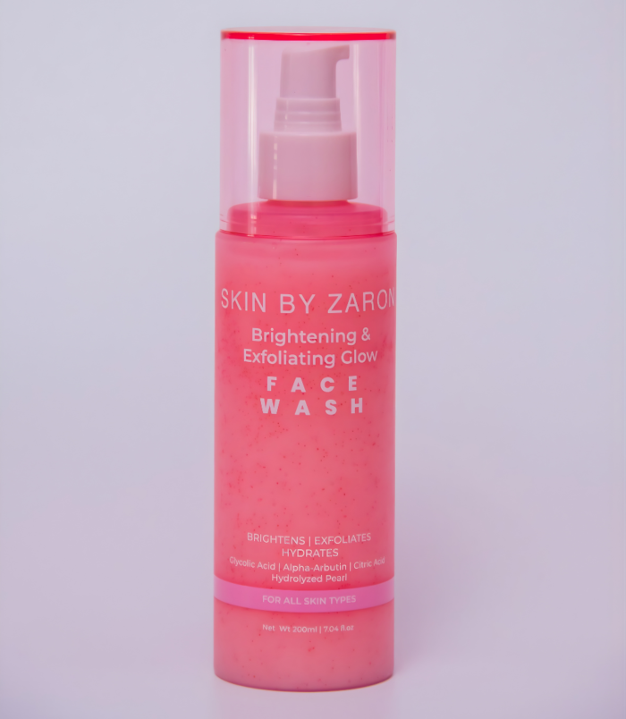 Exfoliating face wash zaron