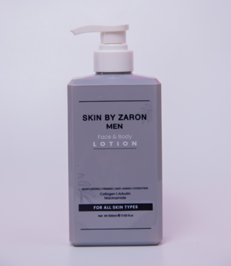 Men Face & Body Lotion 500 ml Zaron (Lotion Visage & Corps pour Hommes)