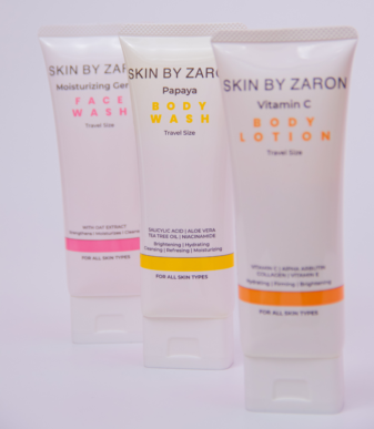 Travel Size Set Zaron (Coffret voyage soins visage & corps – Zaron)